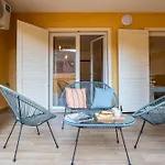 Urban Oasis Labicana With Patio 2 - Free Parking Appartement